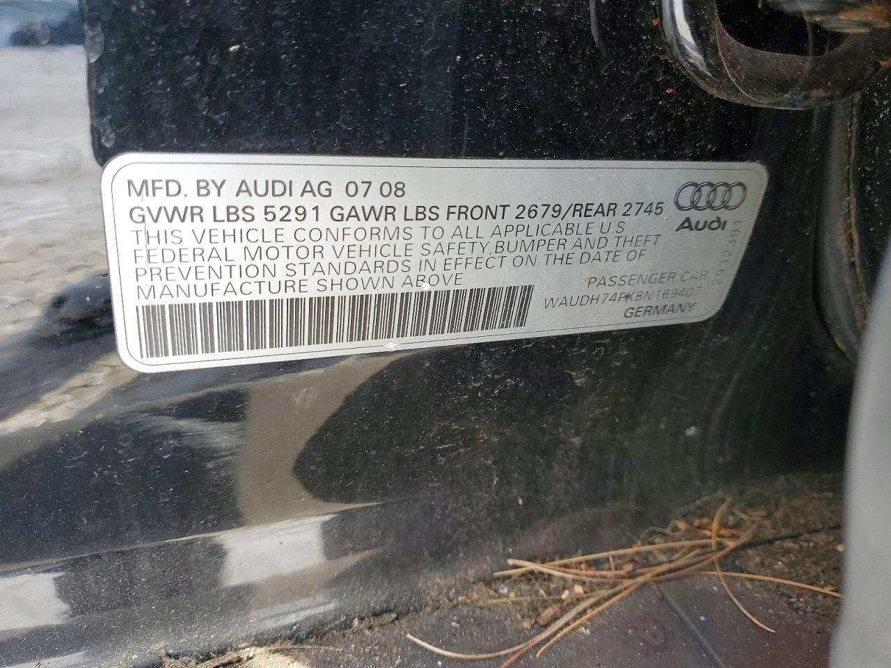 2008 Audi A6 3.2 Quattro