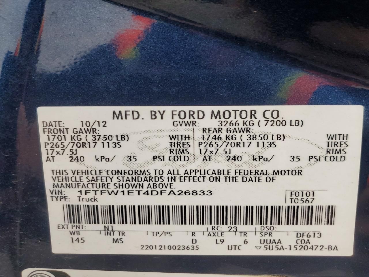 2013 Ford F150 Supercrew