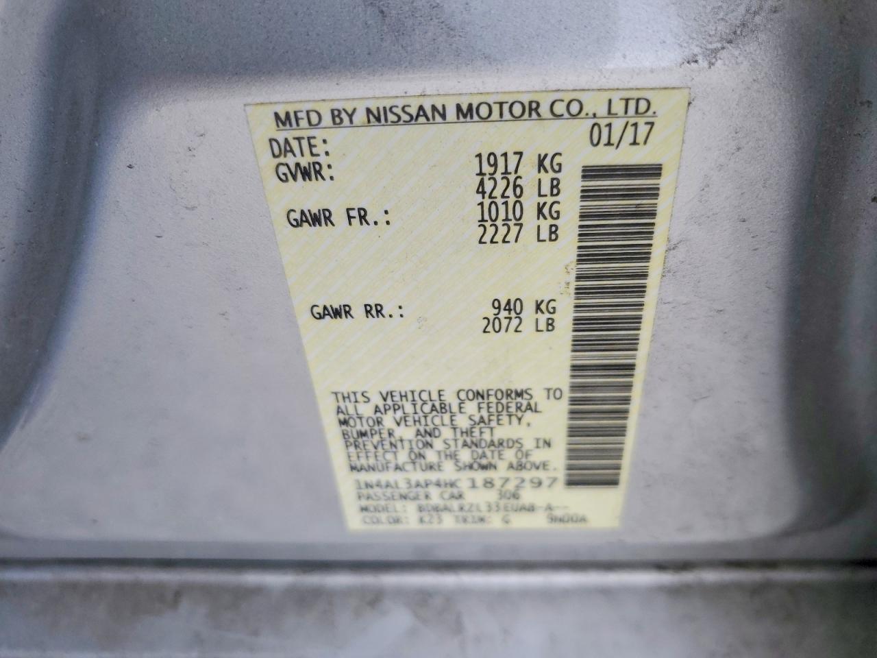 2017 Nissan Altima 2.5