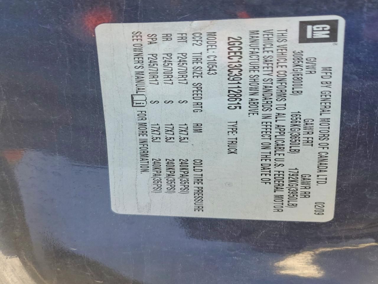 2009 Chevrolet Silverado C1500