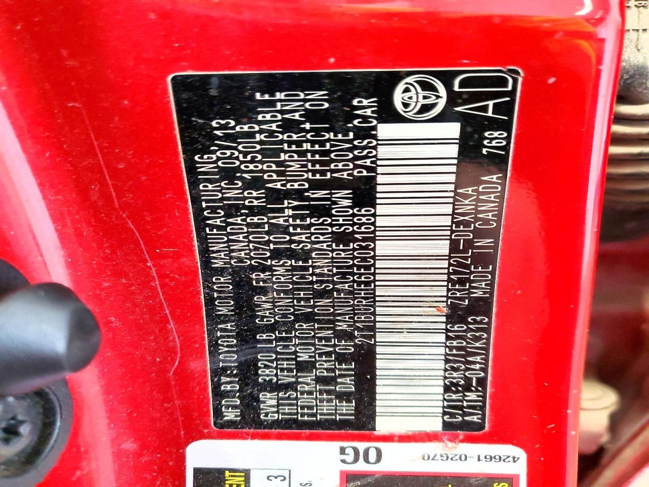 2014 Toyota Corolla l