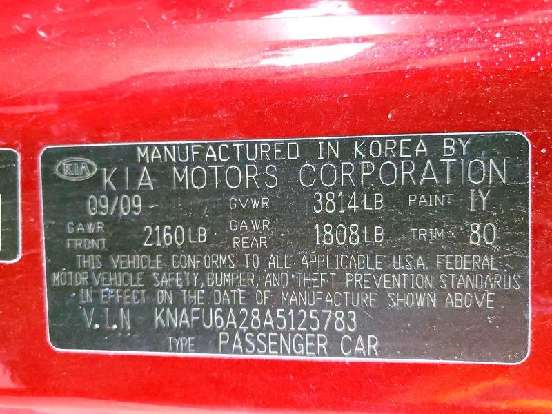 2010 KIA Forte ex