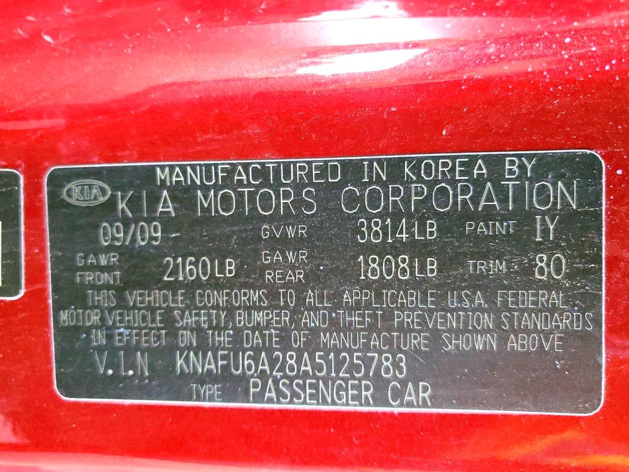 2010 KIA Forte ex
