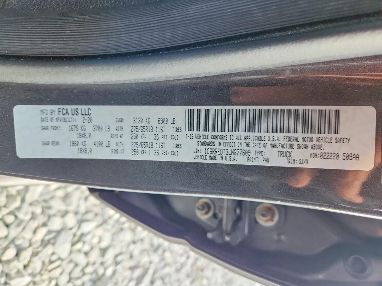 2020 Dodge 1500 Laramie