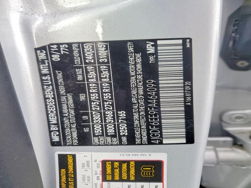 2015 Mercedes-Benz Gl 450 4matic