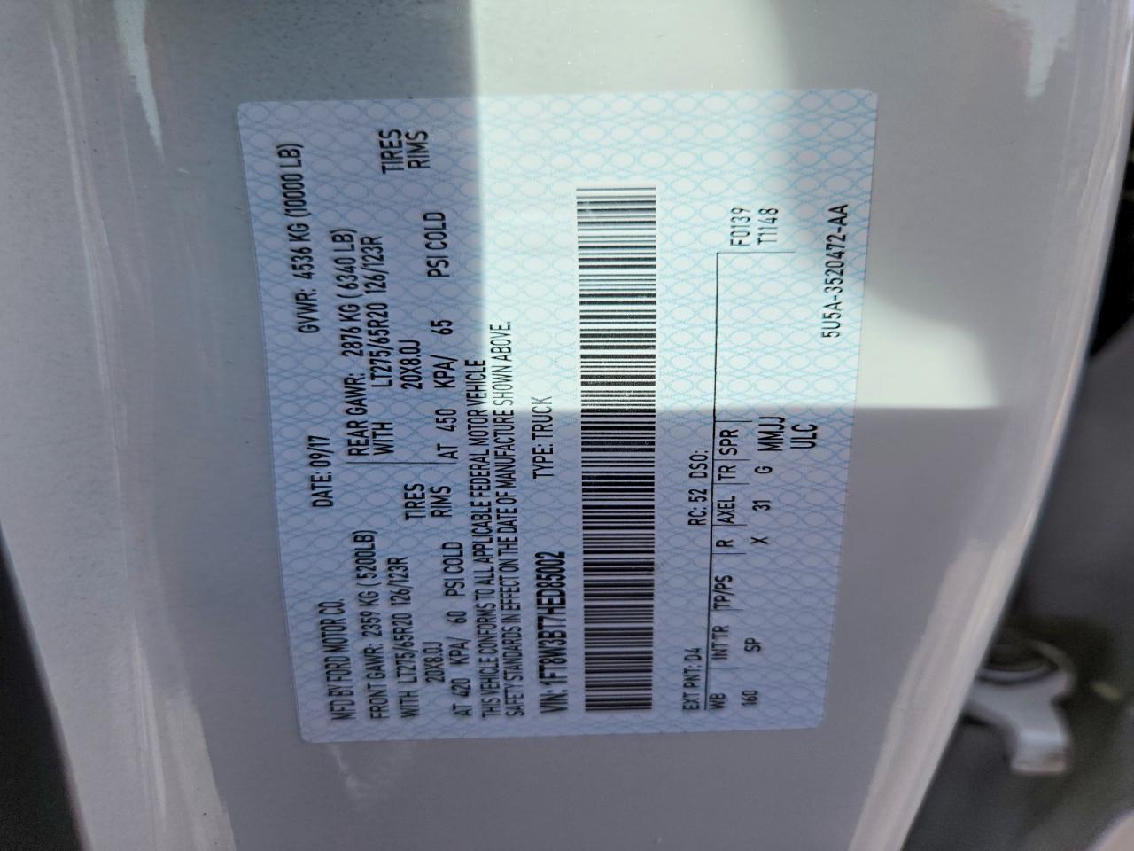 2017 Ford F350 Super Duty