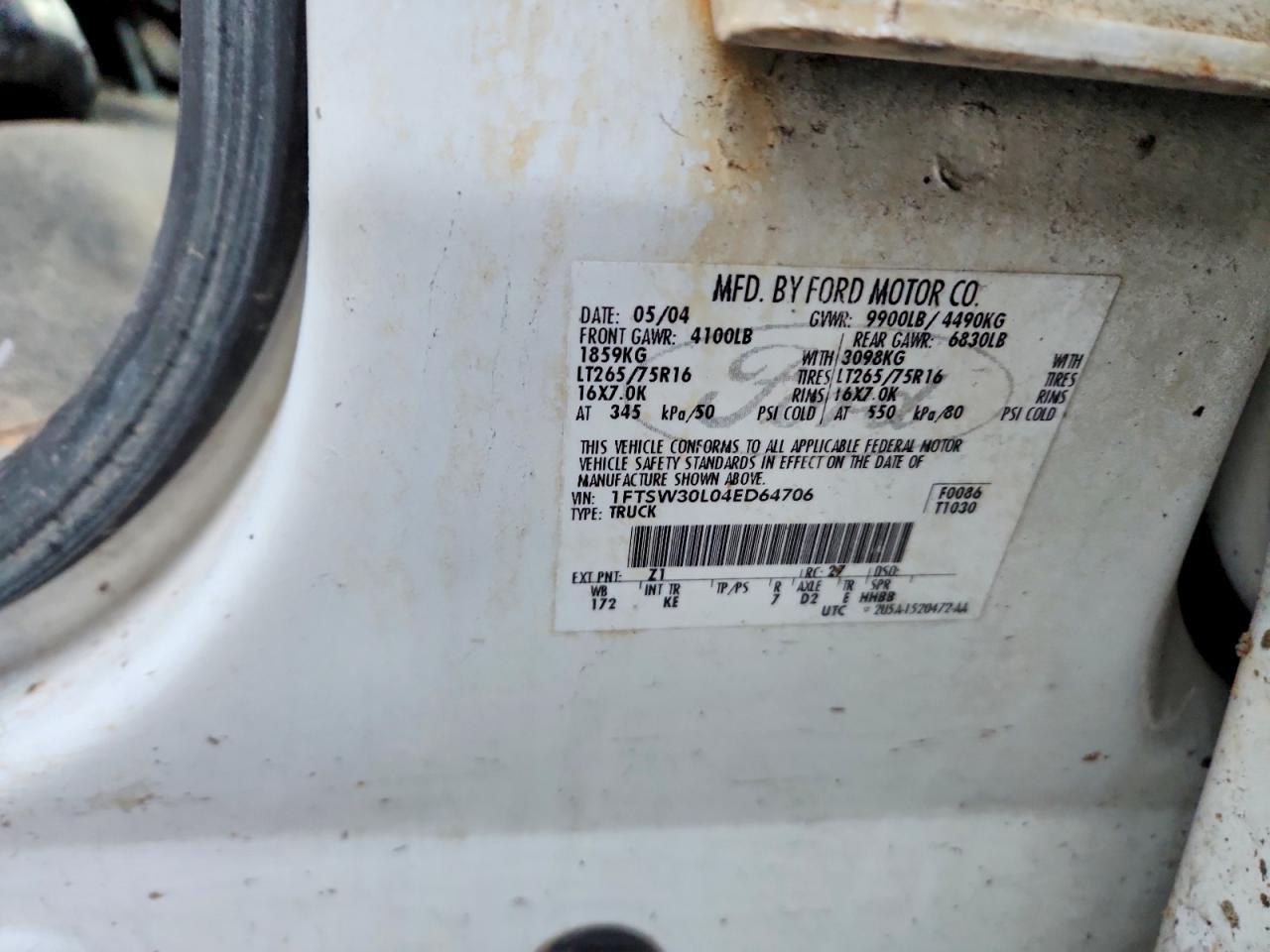2004 Ford F350 SRW Super Duty
