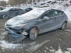 Salvage cars for sale from Copart Marlboro, NY: 2018 Chevrolet Cruze lt
