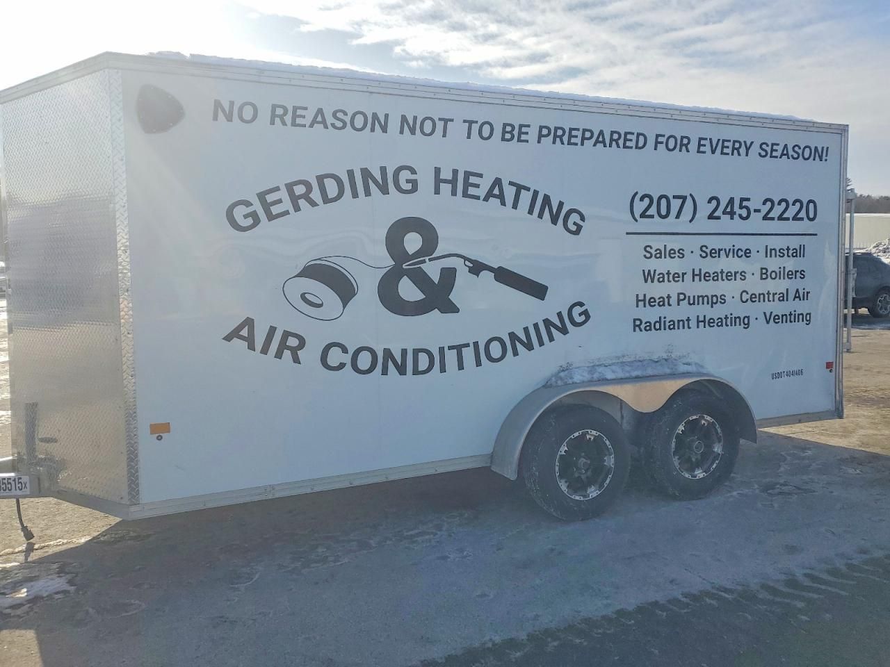 2021 Alcom Enclosed Cargo Trailer