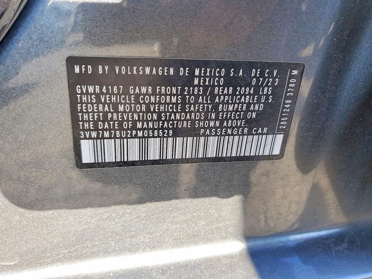 2023 Volkswagen Jetta se