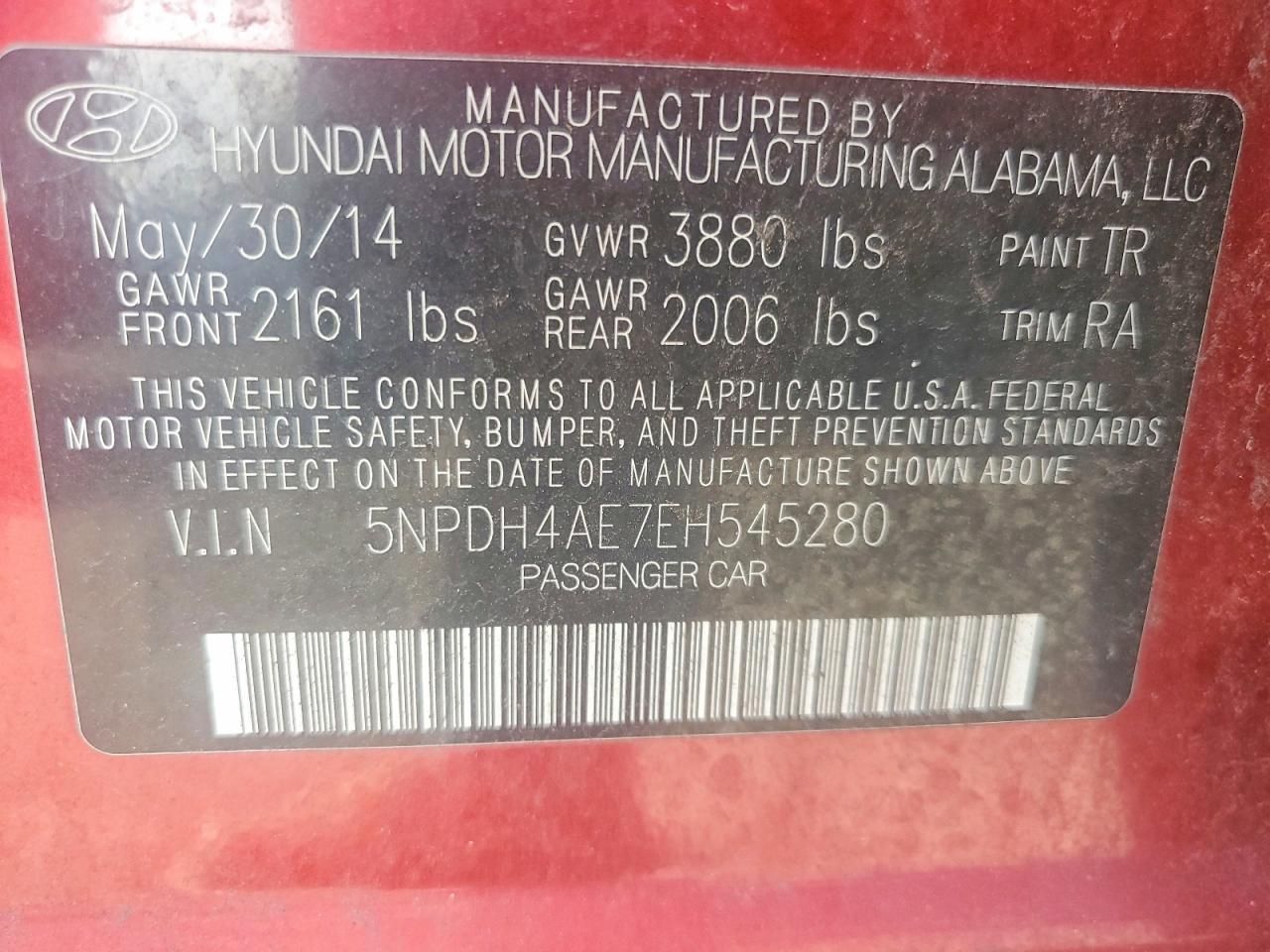 2014 Hyundai Elantra se