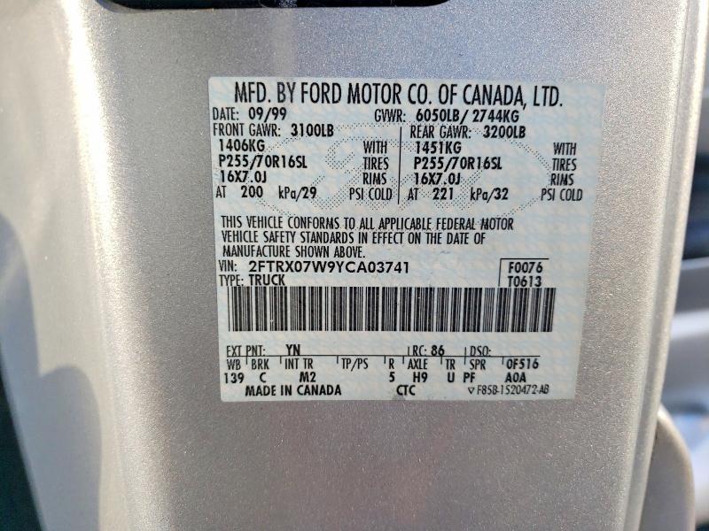 2000 Ford F150