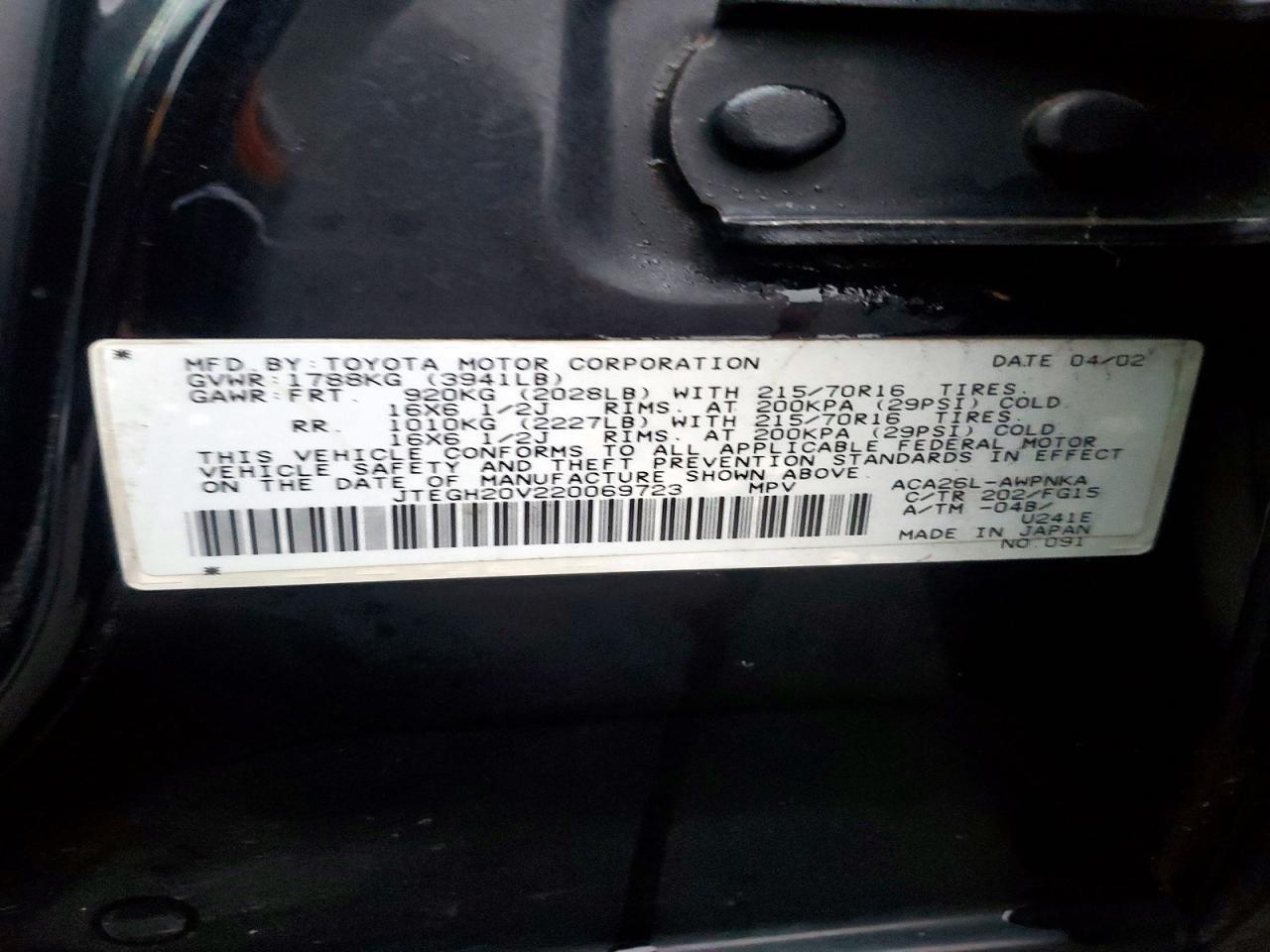 2002 Toyota Rav4