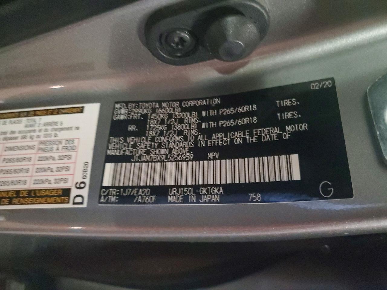 2020 Lexus Gx 460 Premium