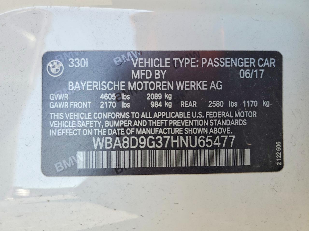 2017 BMW 330 xi