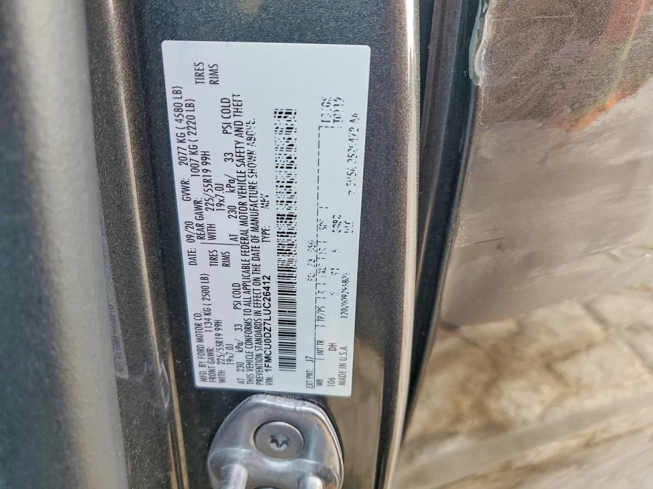 2020 Ford Escape Titanium