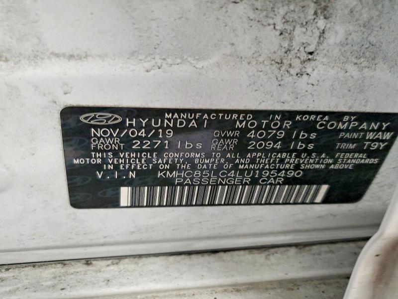 2020 Hyundai Ioniq sel