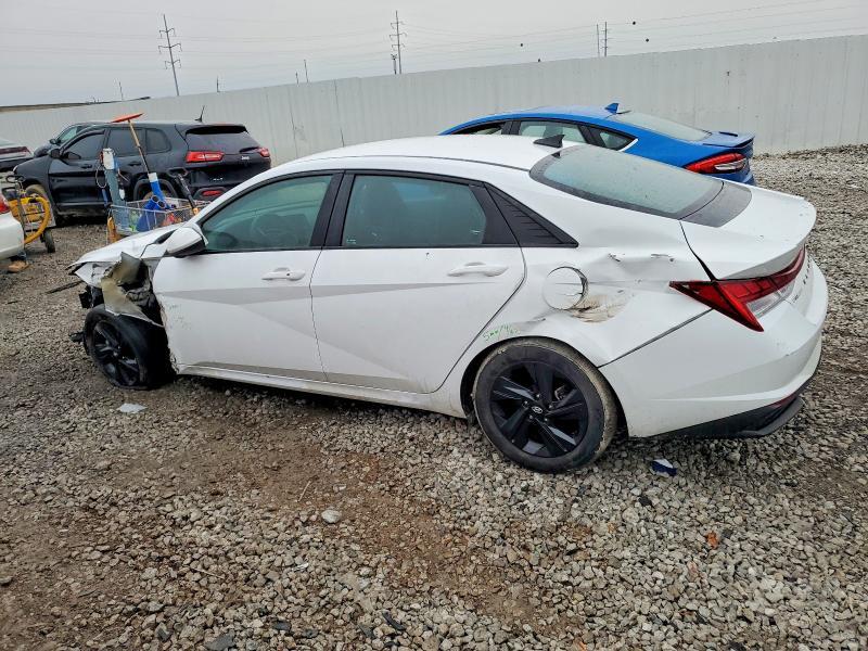 2021 Hyundai Elantra Hybrid Blue