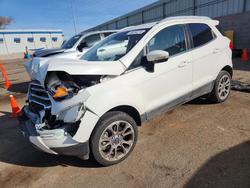 Ford salvage cars for sale: 2018 Ford Ecosport Titanium
