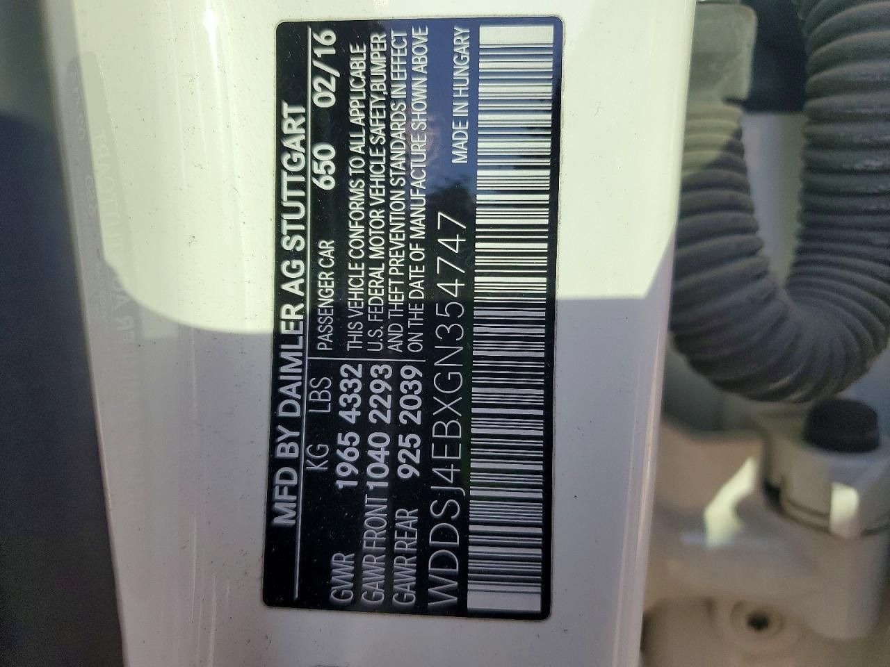 2016 Mercedes-Benz Cla 250