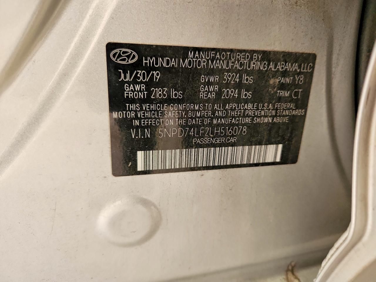 2020 Hyundai Elantra se