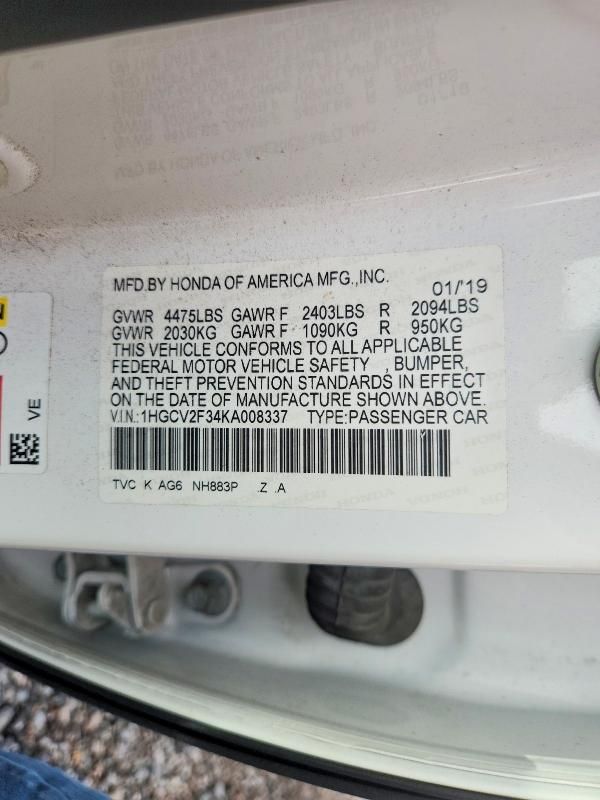 2019 Honda Accord Sport