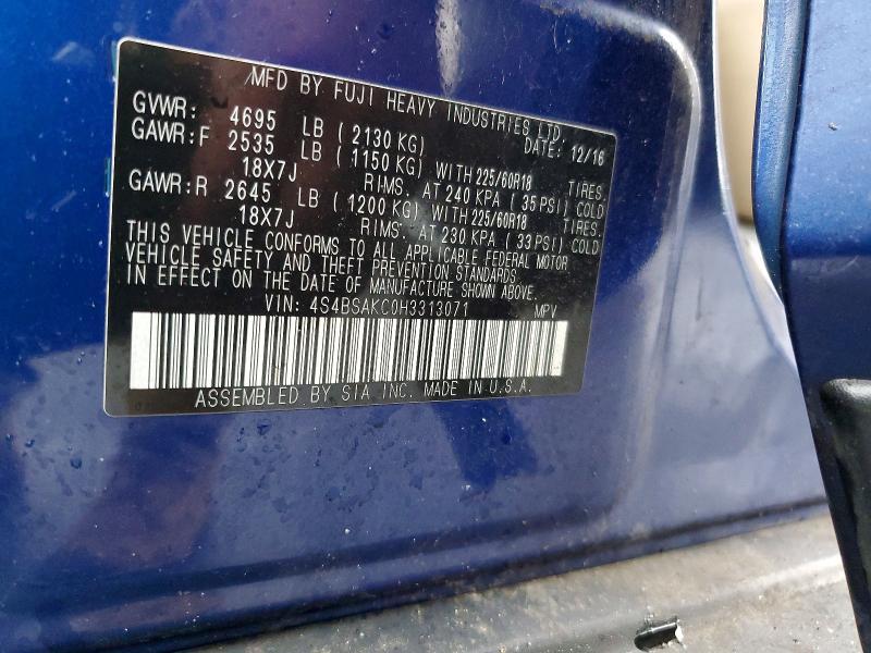 2017 Subaru Outback 2.5i Limited