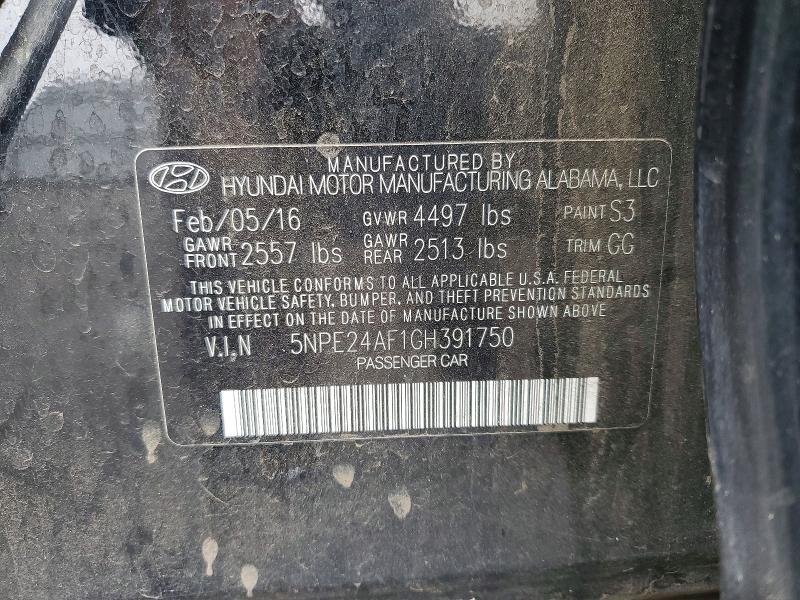 2016 Hyundai Sonata se