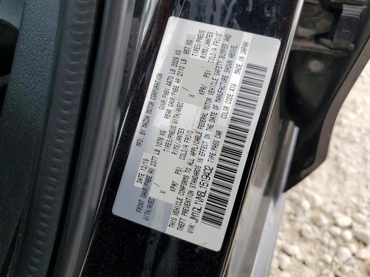 2020 Mazda 6 Touring