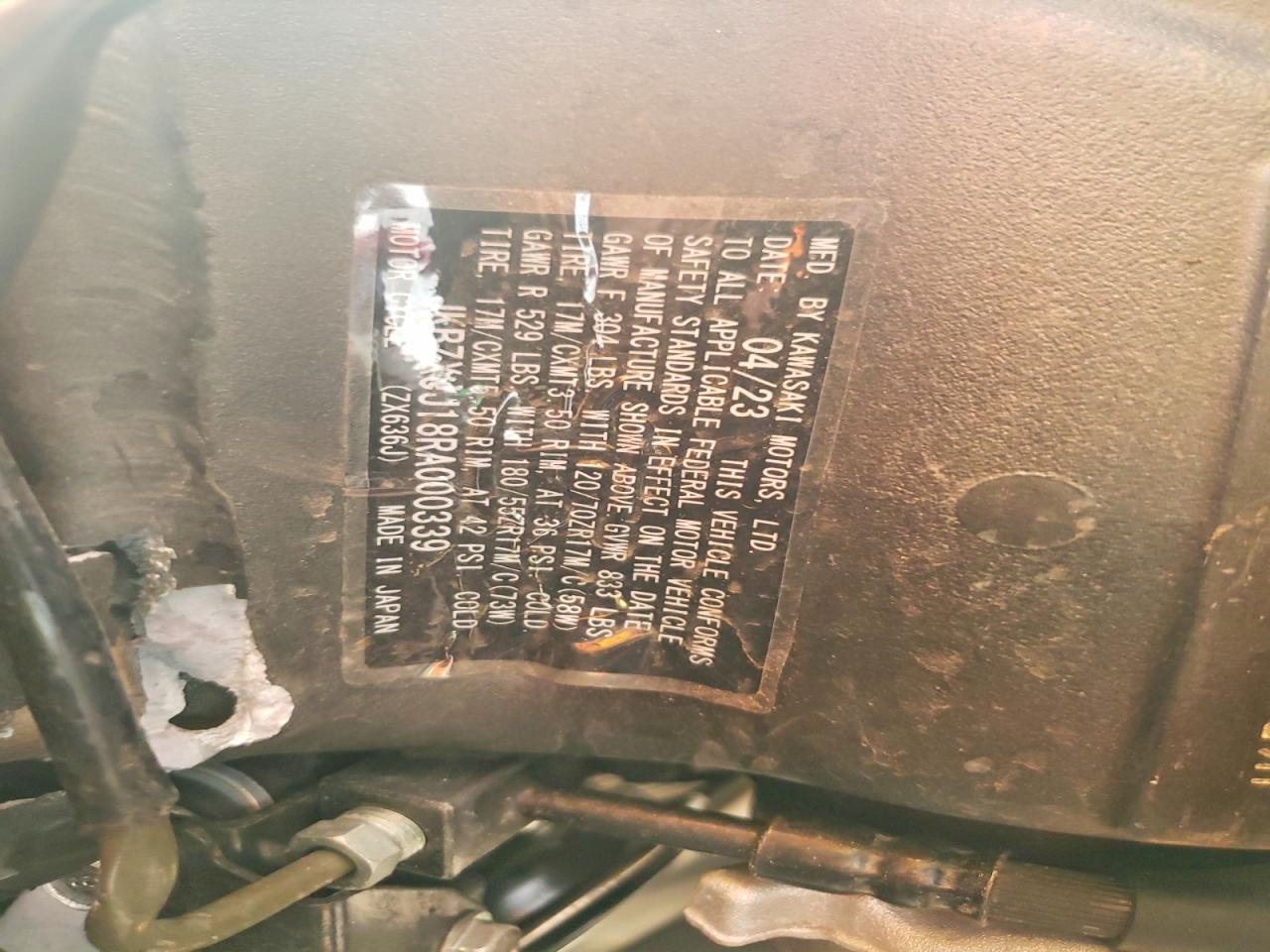 2024 Kawasaki ZX636 K