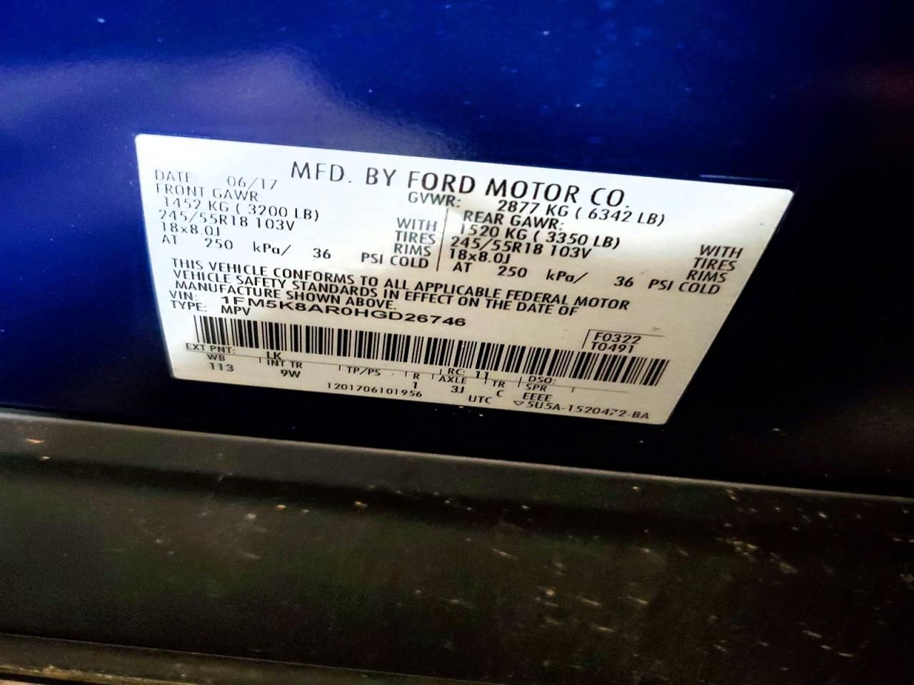 2017 Ford Explorer Police Interceptor