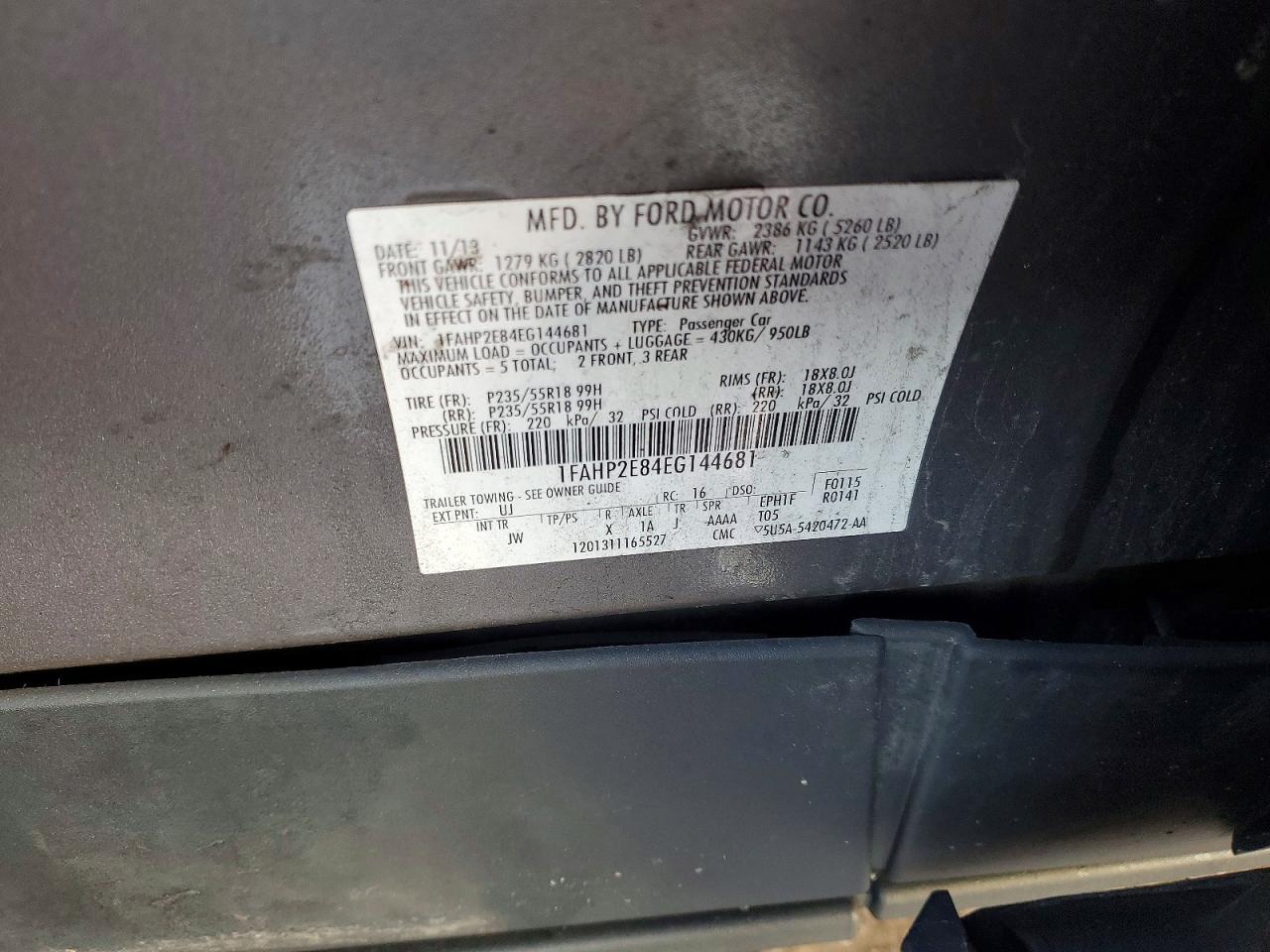 2014 Ford Taurus sel