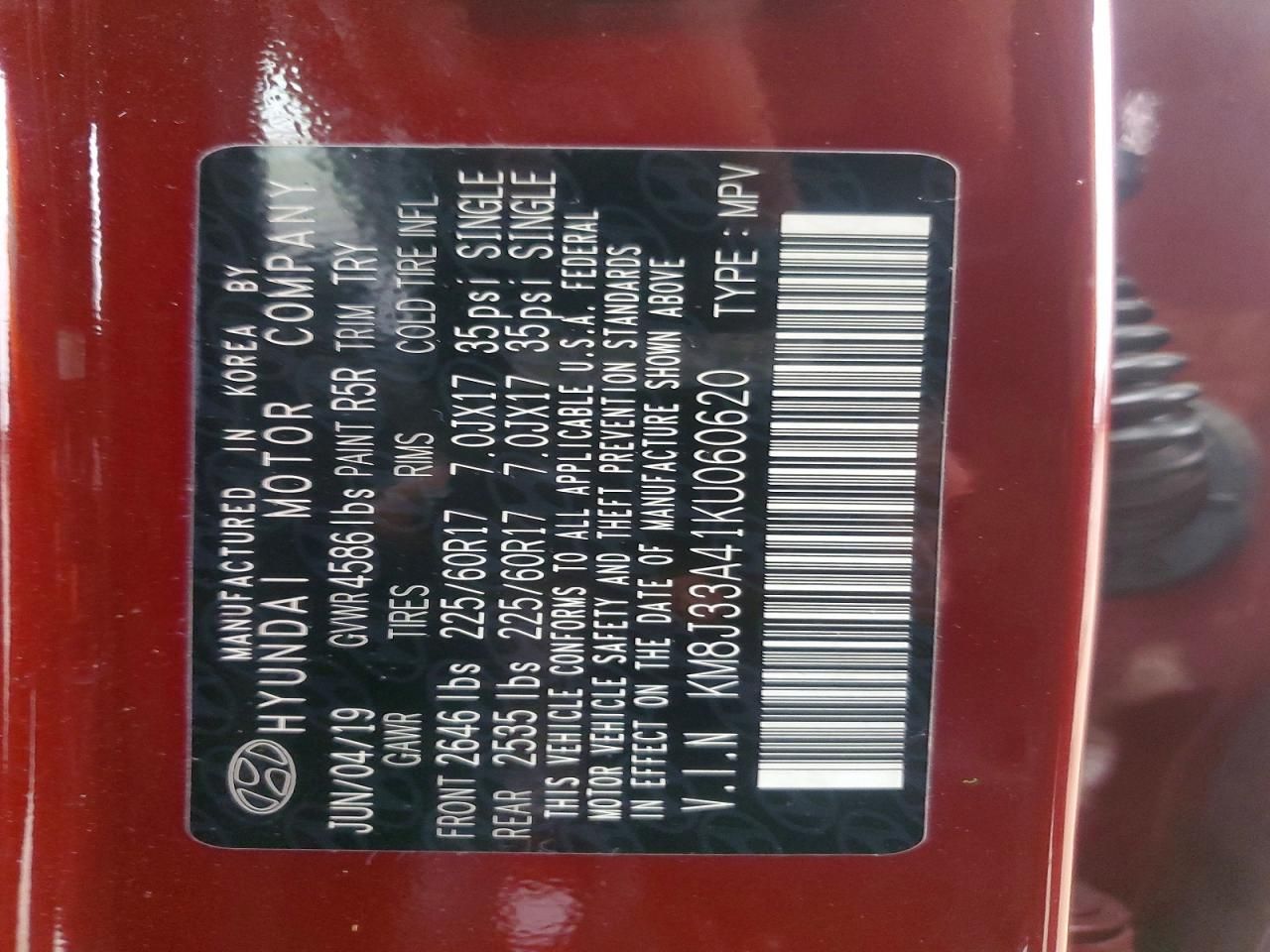 2019 Hyundai Tucson Limited