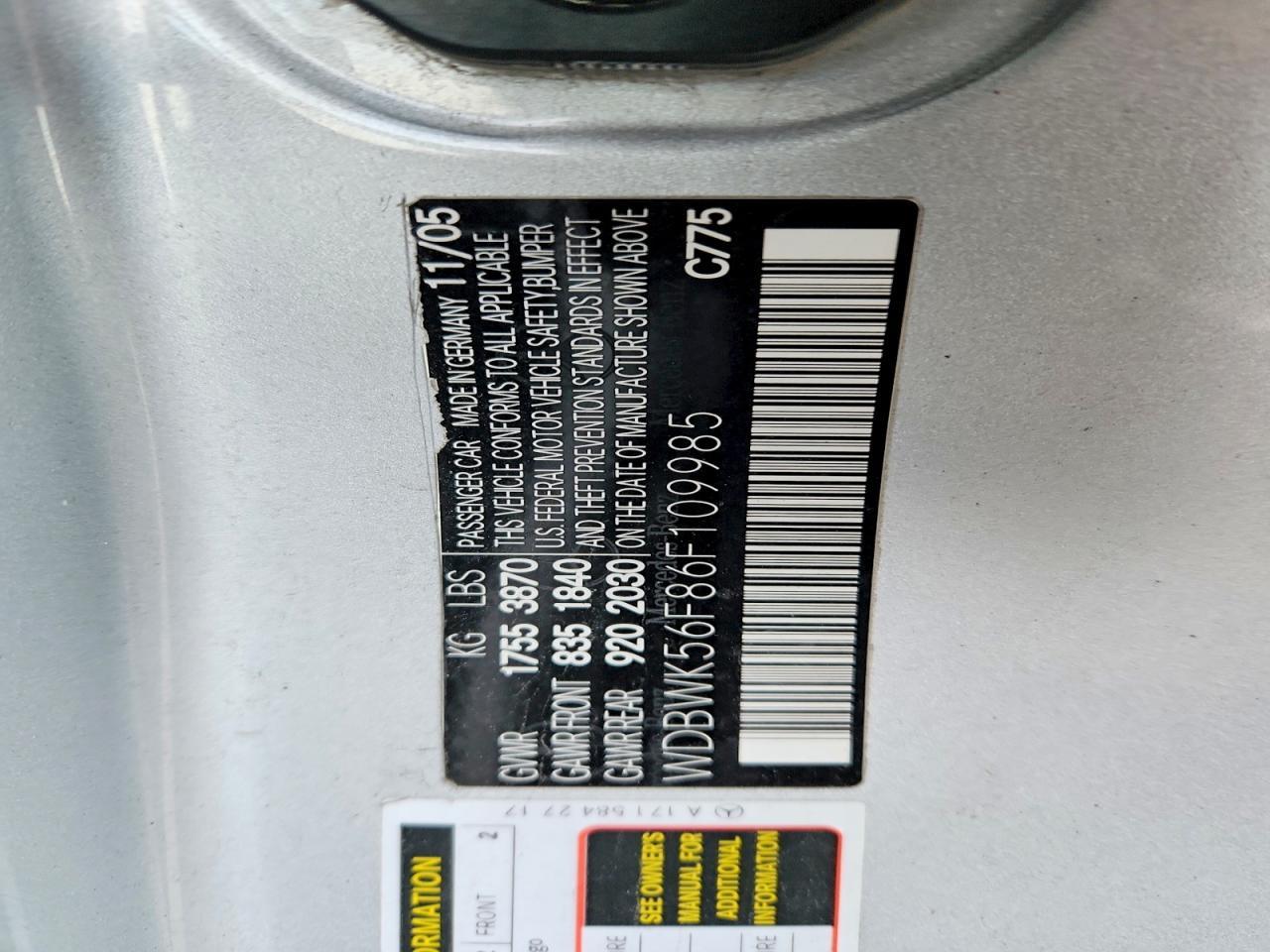 2006 Mercedes-Benz Slk 350