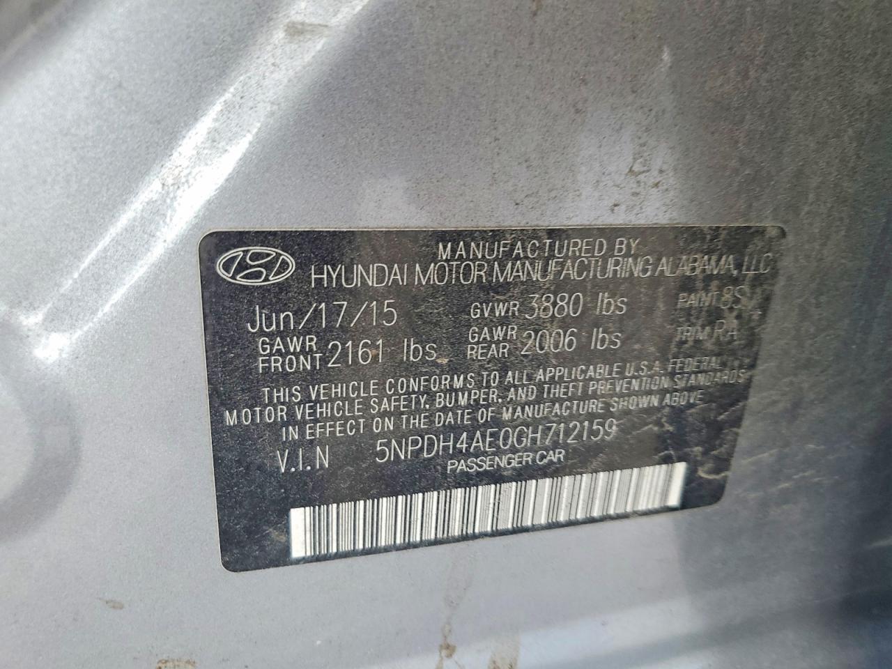2016 Hyundai Elantra se
