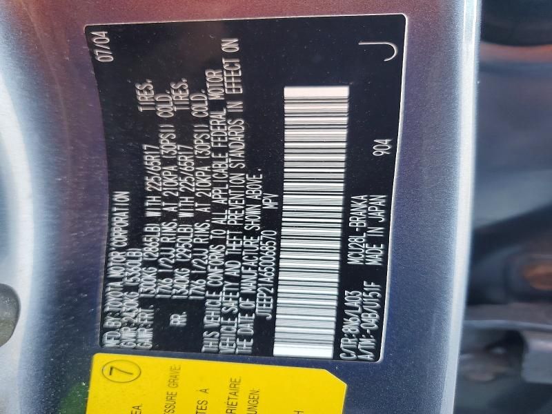 2005 Toyota Highlander Limited