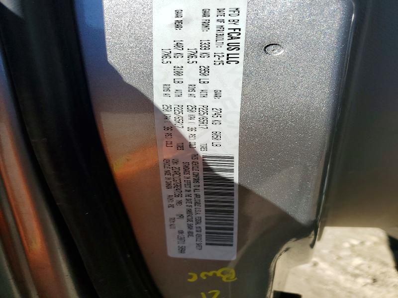 2016 Chrysler Town & Country Touring l