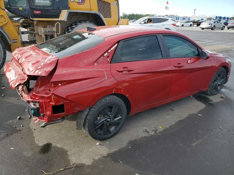 2022 Hyundai Elantra Blue