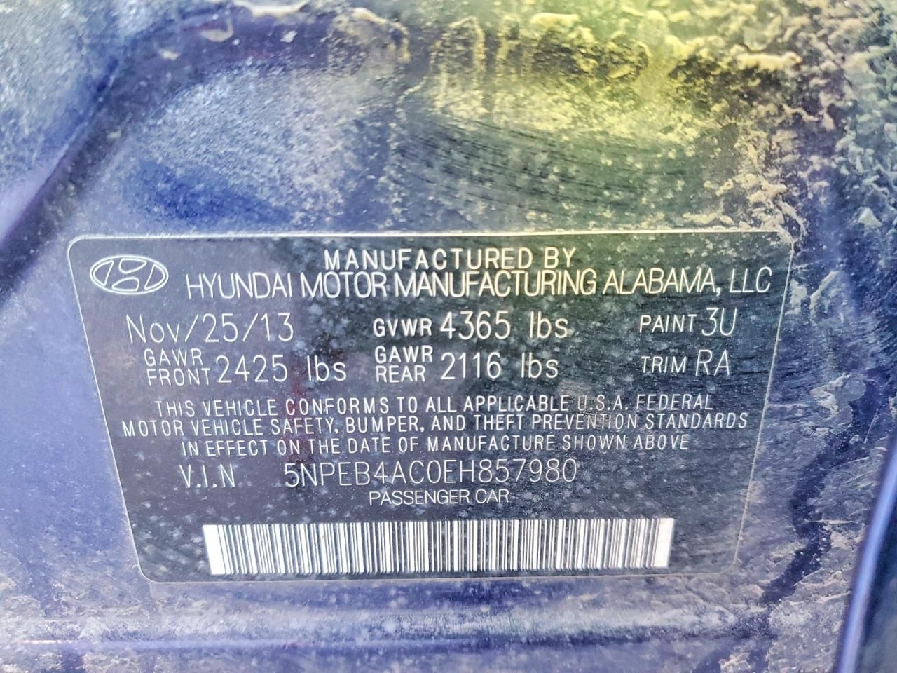 2014 Hyundai Sonata gls