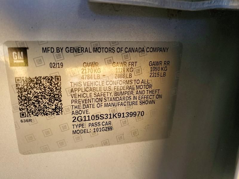 2019 Chevrolet Impala Premier