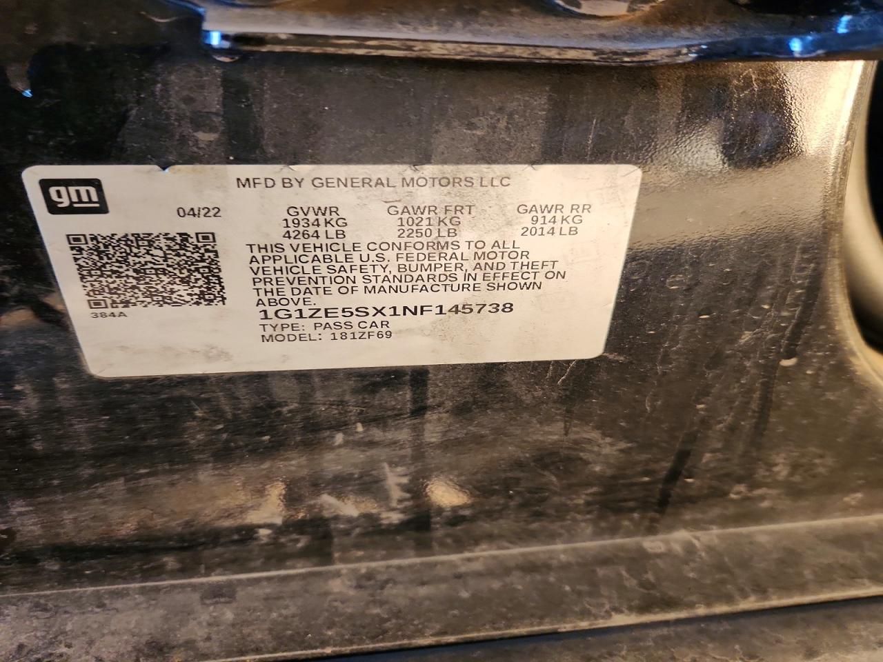 2022 Chevrolet Malibu Premier