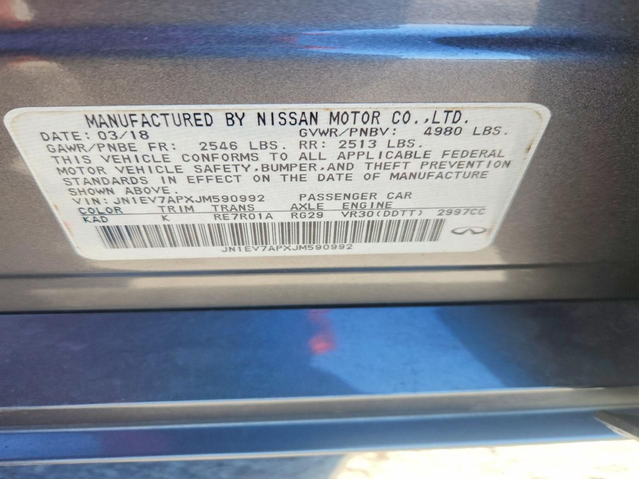 2018 Infiniti Q50 Luxe