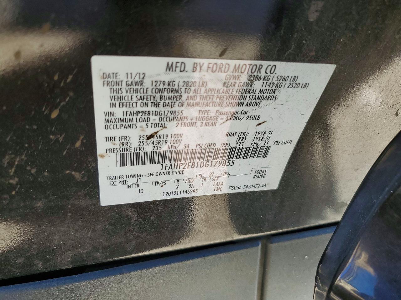 2013 Ford Taurus sel