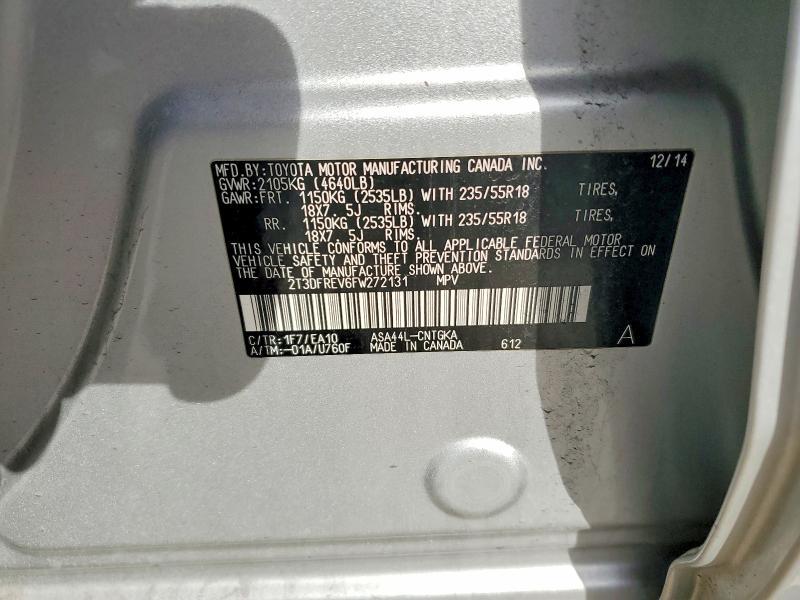 2015 Toyota Rav4 Limited