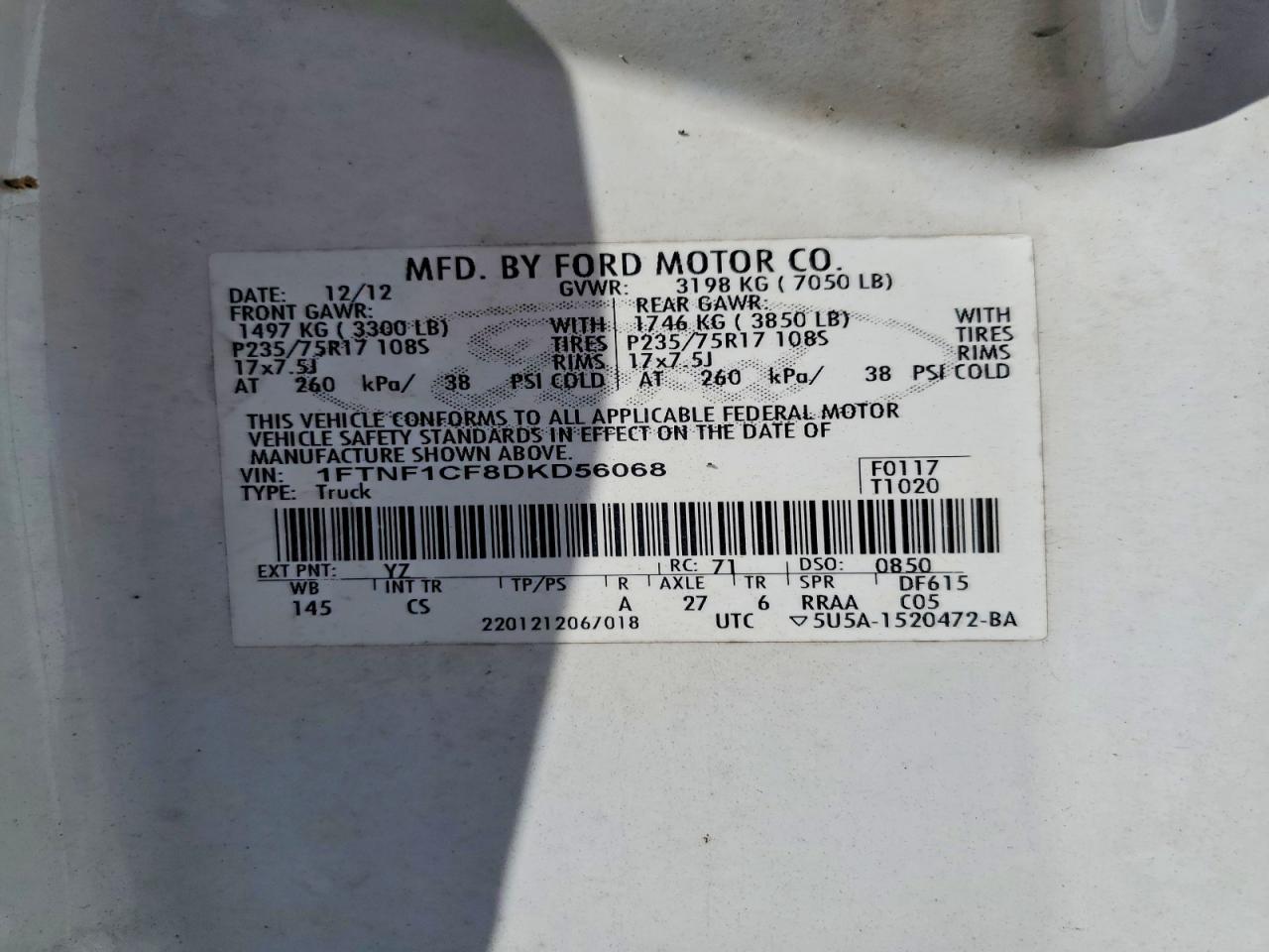 2013 Ford F150