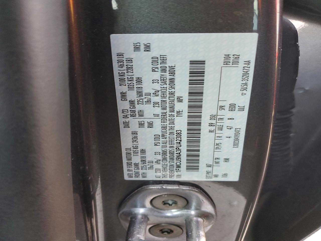 2023 Ford Escape st Line Select