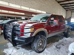 Salvage trucks for sale at Dyer, IN auction: 2013 Ford F250 Super Duty