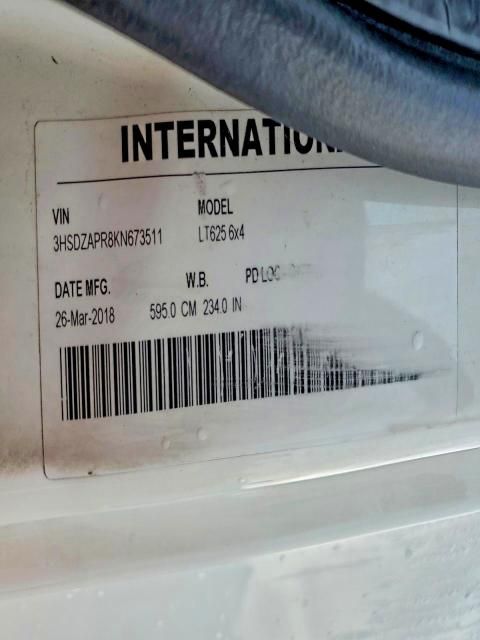 2019 International Lt625 Semi Truck