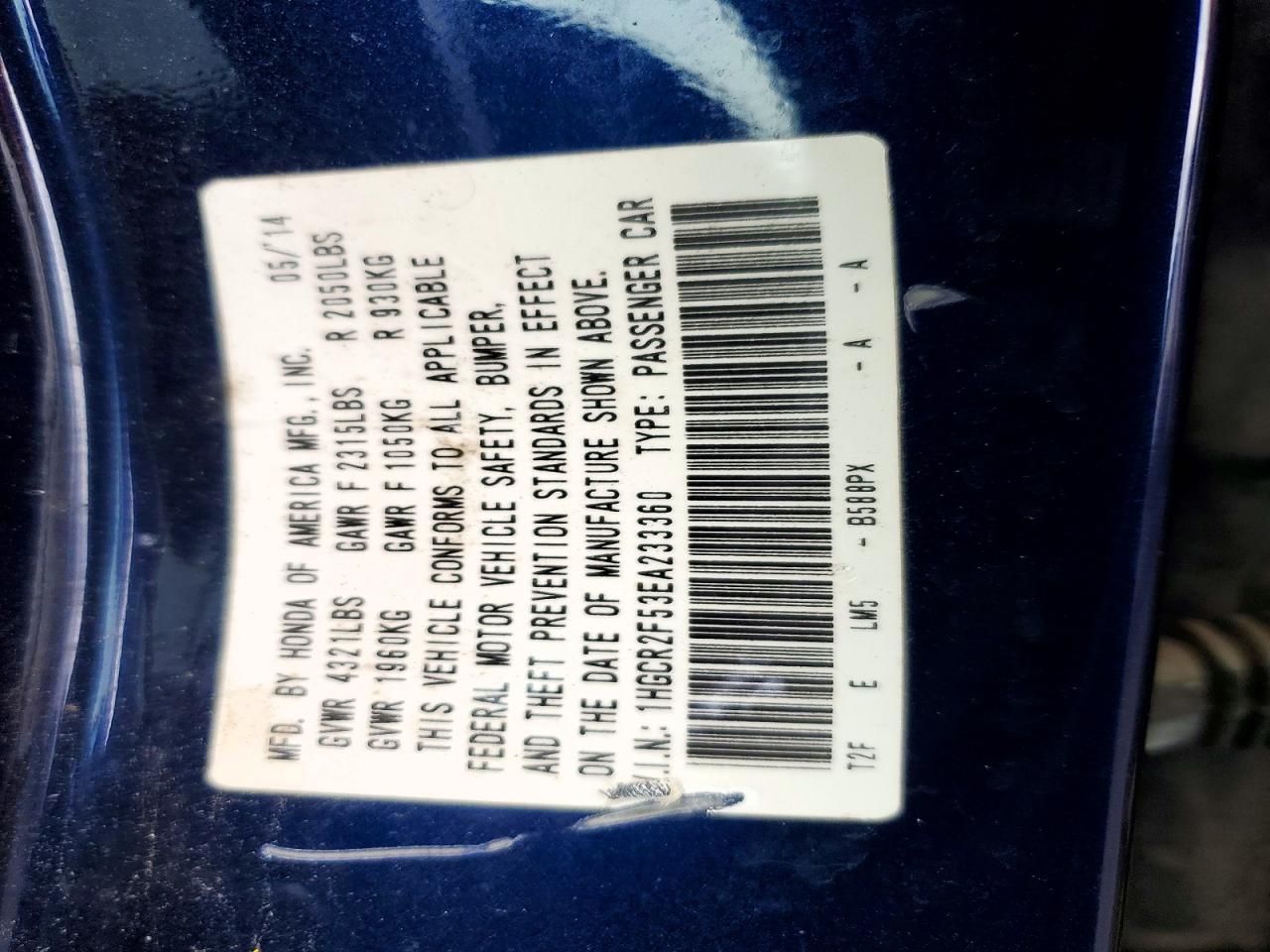 2014 Honda Accord Sport