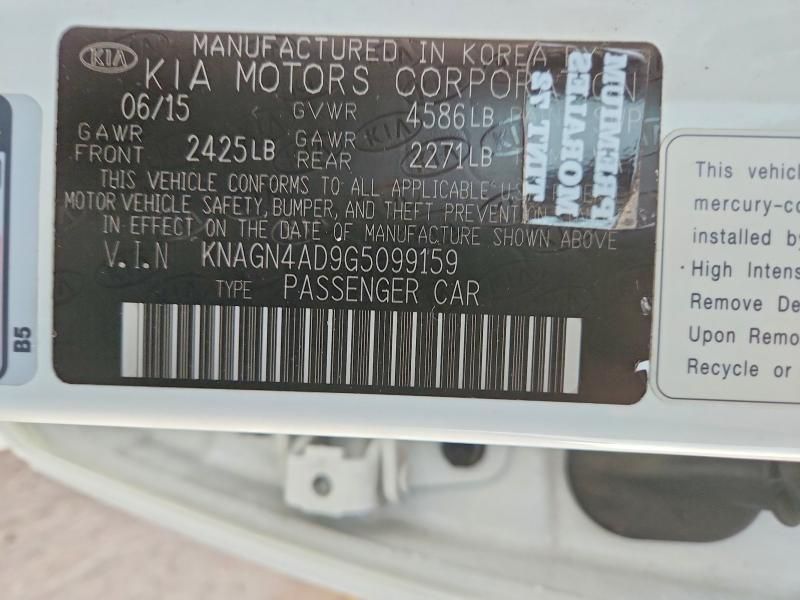 2016 KIA Optima Hybrid